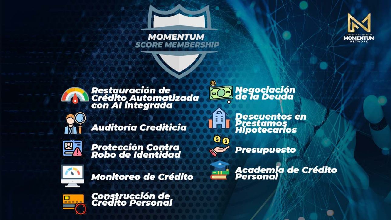 Página 6 de la presentación Restauración de créditos