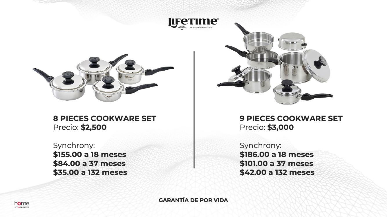 Sets de cocina Lifetime Cookware